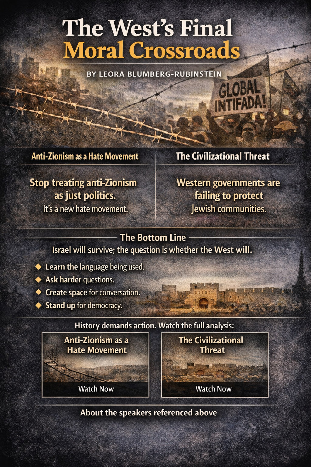 Clarity Moment/ The West’s Final Moral Crossroads