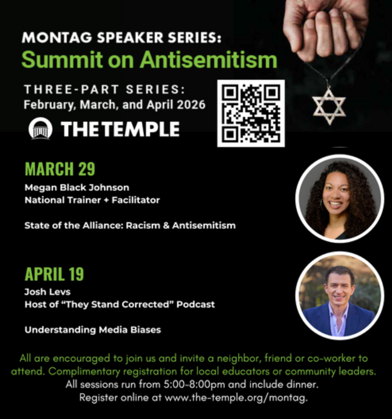 Future Event to Note: The Temple’s Montag Speaker Series