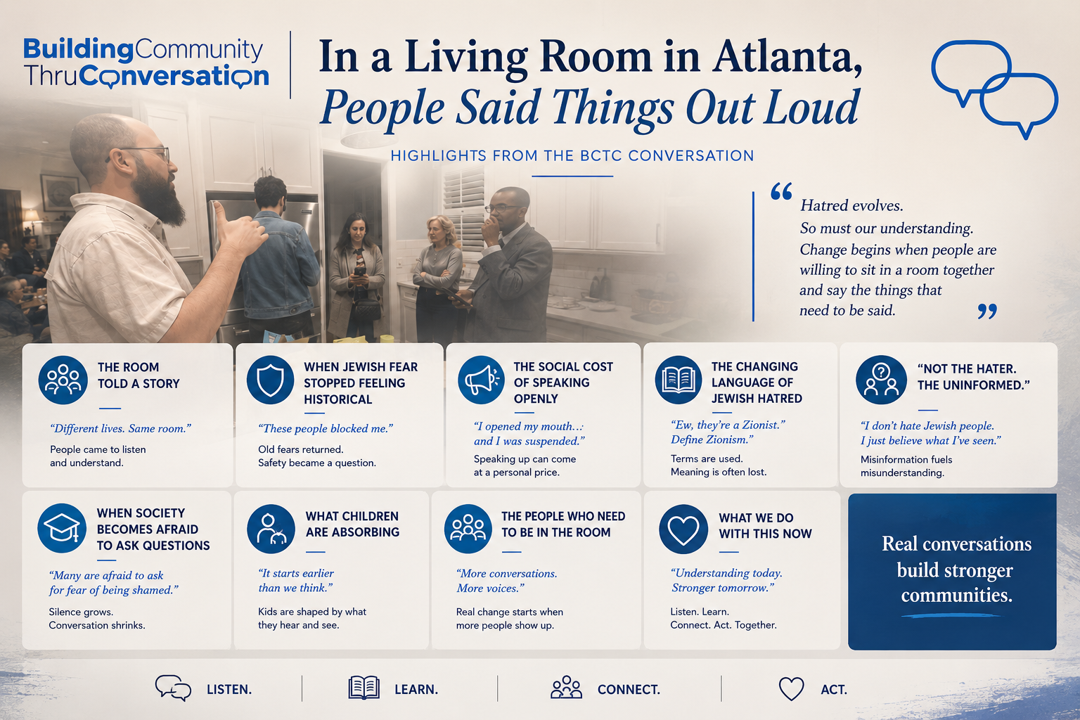 In a Living Room in Atlanta, People Said Things Out Loud