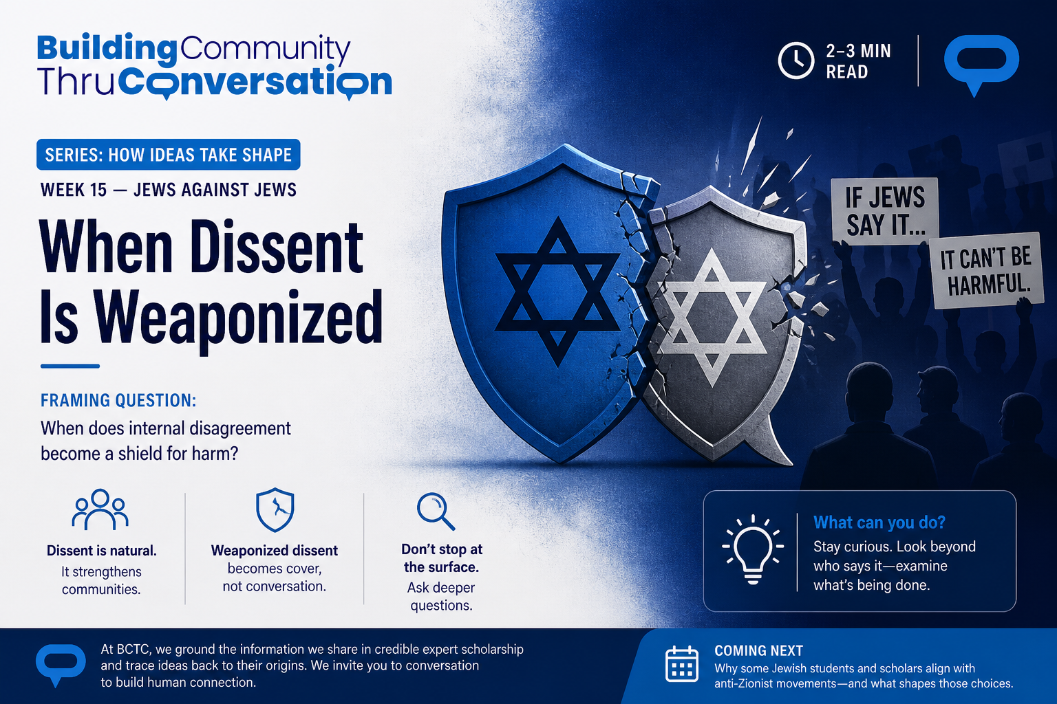 Series: How Ideas Take Shape / Week 15 — Jews Against Jews
